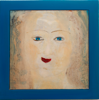 Junge Frau  40x40cm