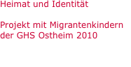 Heimat und Identität 